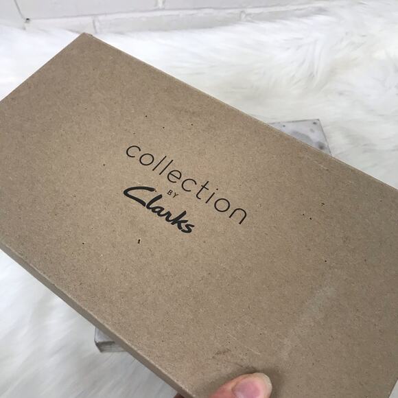 Clarks Collection By Clark’s NIB Juliet Palm Black Leather Slip On Loafers - Picture 4 of 7